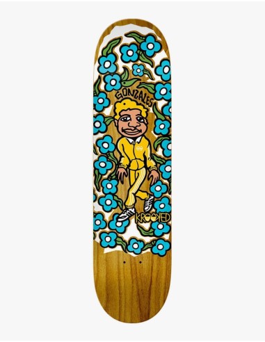 Krooked Gonz Sweatpants Skateboard Deck - 8.5" la livraison gratuite